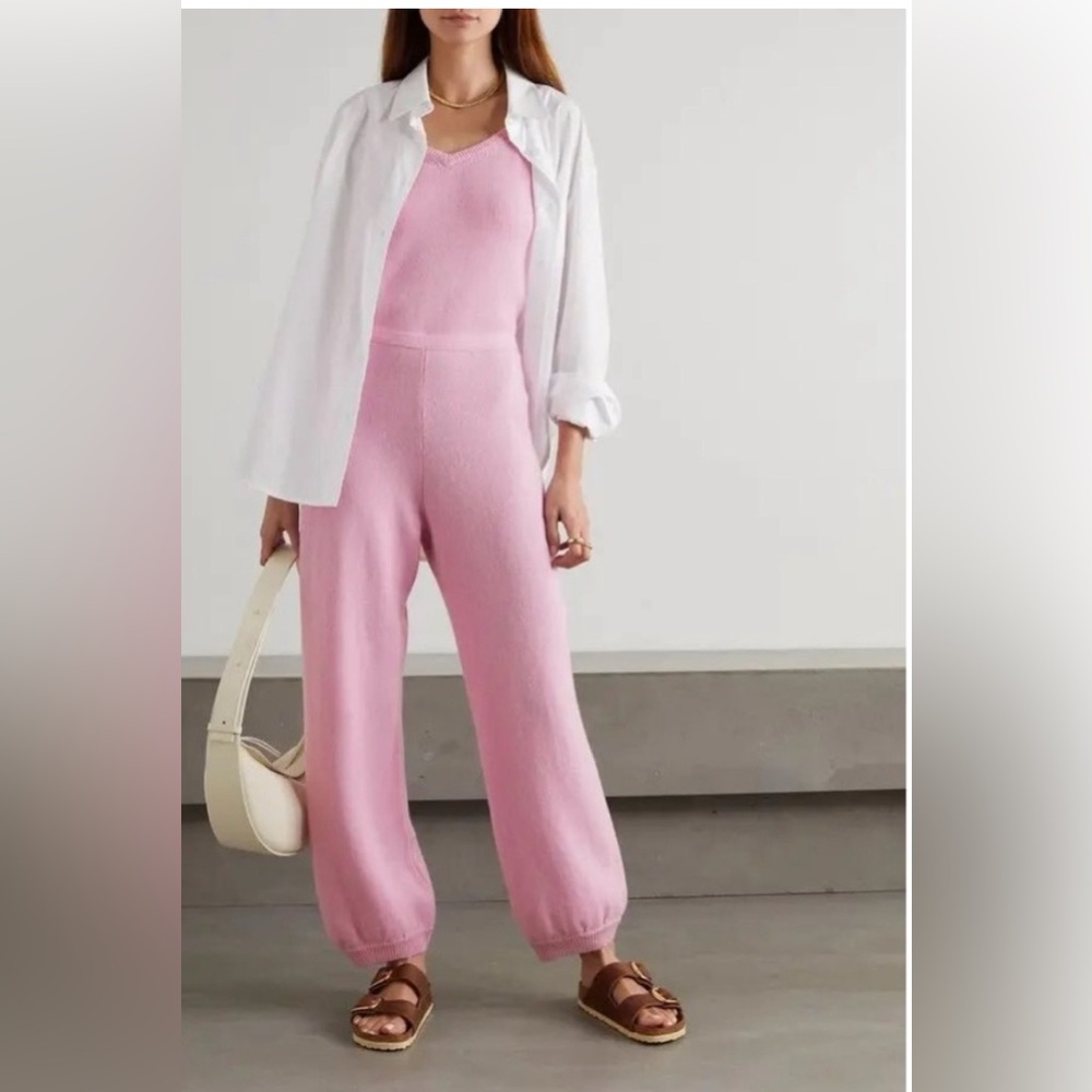 Suzi Kondi Cashmere Pink Jumpsuit M